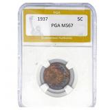1937 Buffalo Nickel PGA MS67