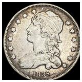 1835 Capped Bust Quarter NEARLY UNCIRCULATED
