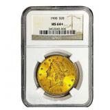 1900 $20 Gold Double Eagle NGC MS64+