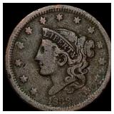 1838 Coronet Head Large Cent LIGHTLY  CIRCULATED