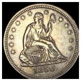 1856 Seated Liberty Quarter CLOSELY  UNCIRCULATED