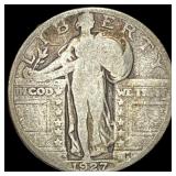 1927-S Silver Standing Liberty Quarter  LIGHTLY C