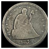 1875-S Silver Twenty Cent Piece LIGHTLY  CIRCULAT