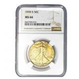 1939-S Walking Liberty Half Dollar NGC MS66