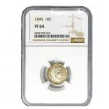 1895 Barber Dime NGC PF64
