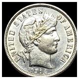 1914-D Silver Barber Dime NICELY CIRCULATED