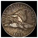 1857 Flying Eagle Cent NEARLY UNCIRCULATED
