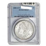 1881-CC Morgan Silver Dollar PCGS MS65