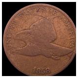 1858 Flying Eagle Cent LIGHTLY CIRCULATED