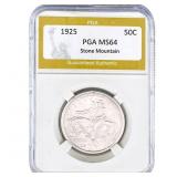 1925 Stone Mountain Half Dollar PGA MS64