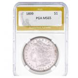 1899 Morgan Silver Dollar PGA MS65