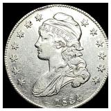 1834 Capped Bust Half Dollar CLOSELY  UNCIRCULATE