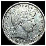 1896-O Barber Quarter NEARLY UNCIRCULATED