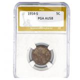 1914-S Buffalo Nickel PGA AU58