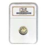 1937 Mercury Silver Dime NGC PF66