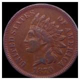1870 Indian Head Cent CHOICE AU