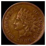 1886 Indian Head Cent NEARLY UNCIRCULATED