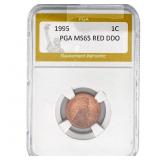 1995 Lincoln Memorial Cent PGA MS65 RED DDO