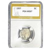 1937 Buffalo Nickel PGA MS67