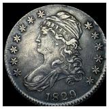 1829 Capped Bust Half Dollar CHOICE AU