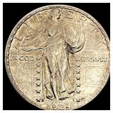 1924-S Standing Liberty Quarter CLOSELY  UNCIRCUL