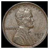 1917-D Lincoln Wheat Cent CHOICE BU