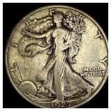 1927-S Walking Liberty Half Dollar LIGHTLY  CIRCU