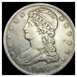 1838 Capped Bust Half Dollar CLOSELY  UNCIRCULATE