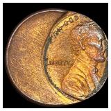 Lincoln Cent Struck Off Center UNCIRCULATED