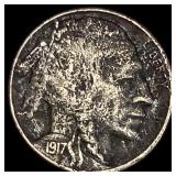 1917-S Buffalo Nickel LIGHTLY CIRCULATED