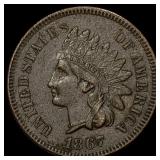 1867 Indian Head Cent CHOICE AU