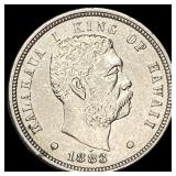 1883 Hawaii Silver One Dime UNCIRCULATED