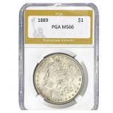 1889 Morgan Silver Dollar PGA MS66