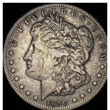 1890-CC Silver Morgan Dollar NEARLY  UNCIRCULATED