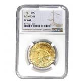 1937 Roanoke Half Dollar NGC MS67