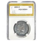 1894-O Barber Half Dollar PGA MS64+