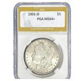 1901-O Morgan Silver Dollar PGA MS64+