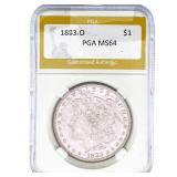 1883-O Morgan Silver Dollar PGA MS64