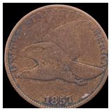 1857 Flying Eagle Cent LIGHTLY CIRCULATED