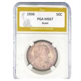 1936 Grant Half Dollar PGA MS67