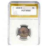 1938-D Buffalo Nickel PGA MS68