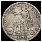 1878-S Silver Trade Dollar LIGHTLY CIRCULATED