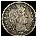 1900-O Silver Barber Dime NEARLY UNCIRCULATED