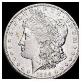 1884-S Silver Morgan Dollar CHOICE AU