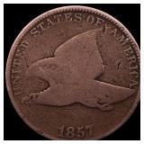 1857 Flying Eagle Cent LIGHTLY CIRCULATED