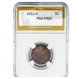 1938-D Buffalo Nickel PGA MS68