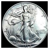 1938 Silver Walking Liberty Half Dollar  UNCIRCUL