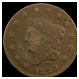 1822 Large Cent LIGHTLY CIRCULATED