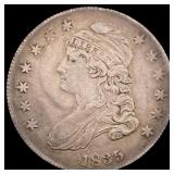 1835 Capped Bust Half Dollar NEARLY  UNCIRCULATED