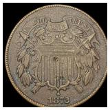 1872 Two-Cent Piece HIGH GRADE